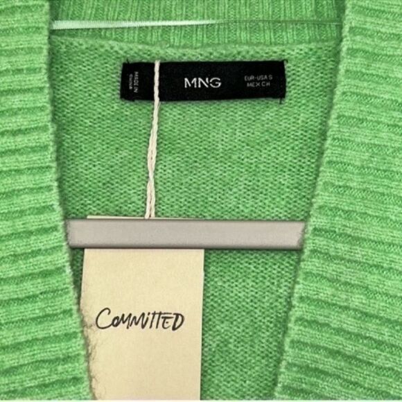 Mango Green Oversized Wool Blend
Cardigan(Size Small) - Picture 8 of 9